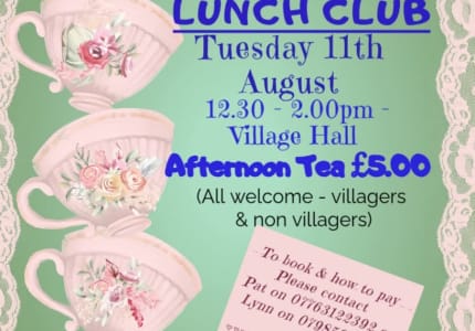 lunch club 11th august